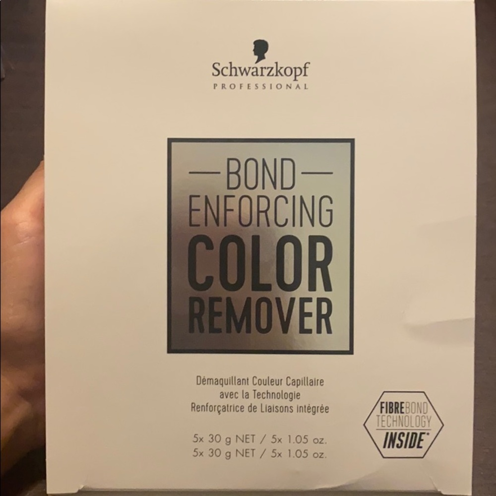 Bond enforcing color remover